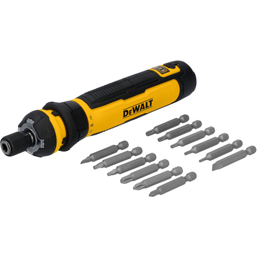 14-Piece Cordless Screwdriver Set with FLEXDRIVE Control, 4 V, 44 in-lbs/5 Nm Max. Torque Equipex