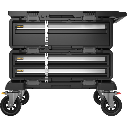 Poste de travail modulaire 4-en-1 TOUGHSYSTEM 2.0 DXL, 34" x 25-4/5" x 30", Noir/Jaune Equipex