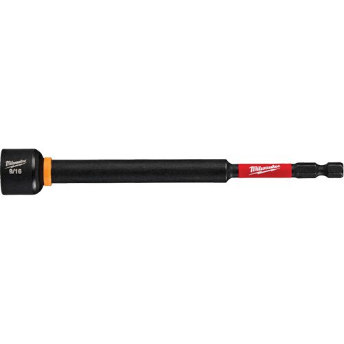 SHOCKWAVE Impact Duty Magnetic Nut Driver, 9/16" Drive, 6" L, Magnetic Equipex