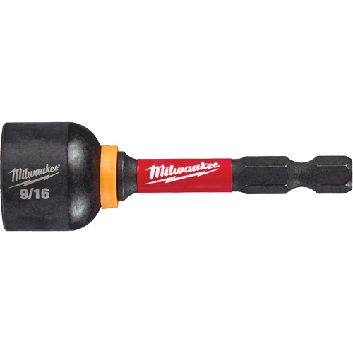 SHOCKWAVE Impact Duty Magnetic Nut Driver, 9/16" Drive, 2-9/16" L, Magnetic Equipex