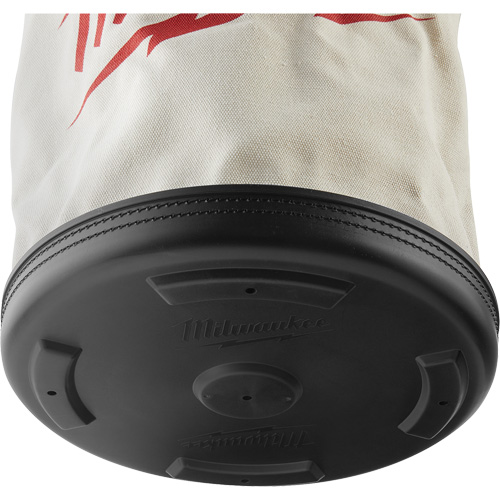 Utility Bucket Bag, 11-81/100" L x 11-81/100" W x 14-57/100" H, Polyester, White Equipex