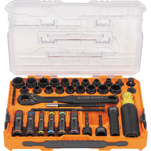 KNECT Complete Impact Pass Through & Flip Socket Set, 39 Pcs, Impact Equipex