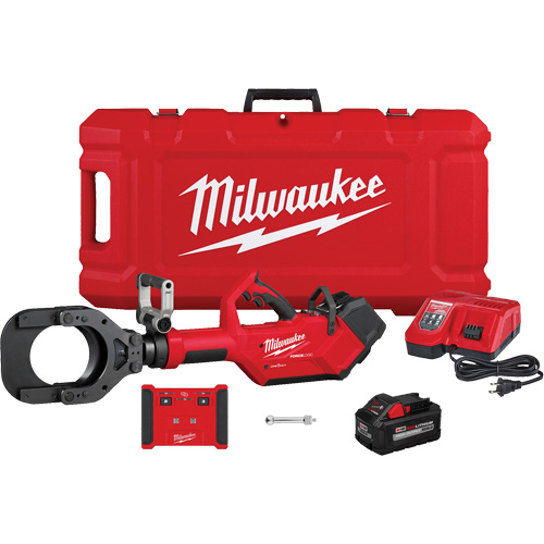 Coupe-c&acirc;ble pour c&acirc;bles souterrains de 5" M18 FORCE LOGIC avec t&eacute;l&eacute;commande sans fil Equipex