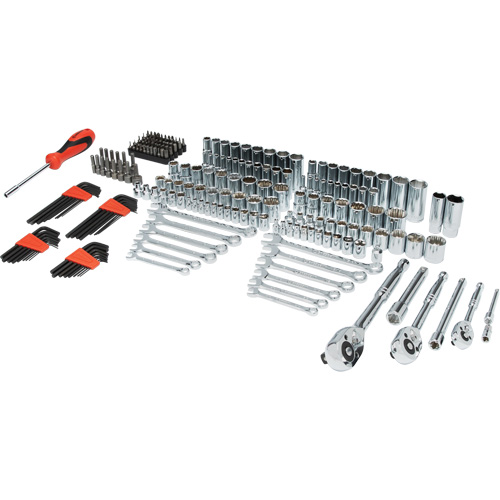 1/4", 3/8" & 1/2" Mechanics Hand Tool Set with 3-Drawer Storage Case Equipex