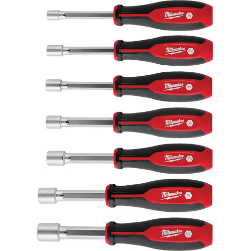 HollowCore Nut Driver Set, 7 Pcs., Magnetic, Imperial Equipex