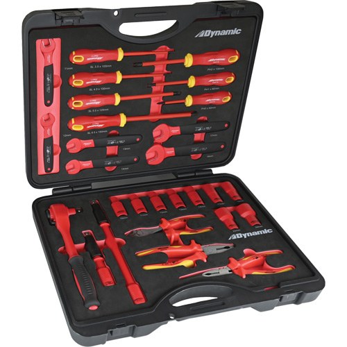 Insulated Tool Set, 1000 V, 28 Pcs Equipex