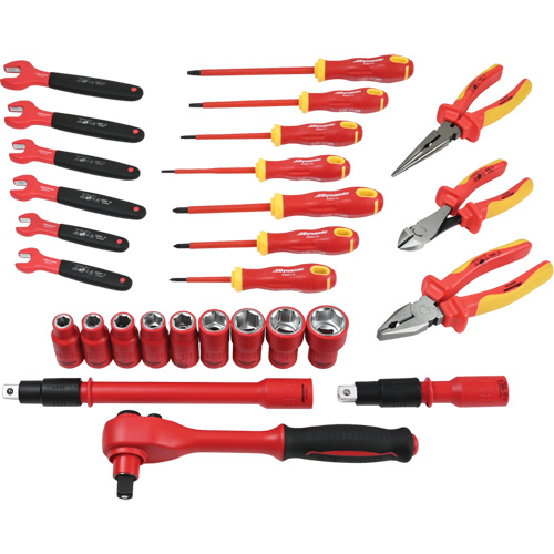 Insulated Tool Set, 1000 V, 28 Pcs Equipex