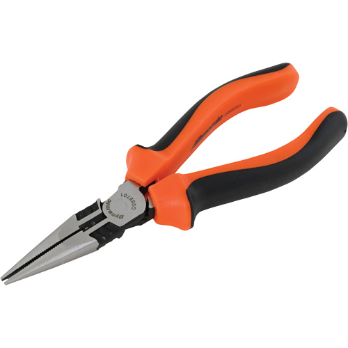 Long Nose Pliers with Comfort Handles, 6-1/2" L Equipex