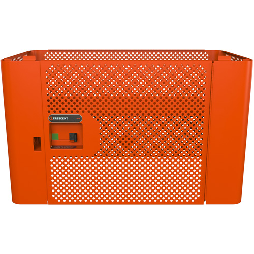 Panneau de s&eacute;curit&eacute; en maille RAILWORKS avec porte simple et rangement verrouillable Equipex