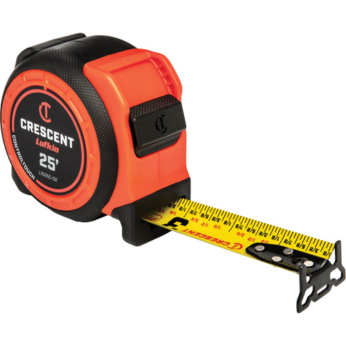 CONTROLTOUCH Tape Measure, 1-3/16" x 25', SAE Graduations Equipex