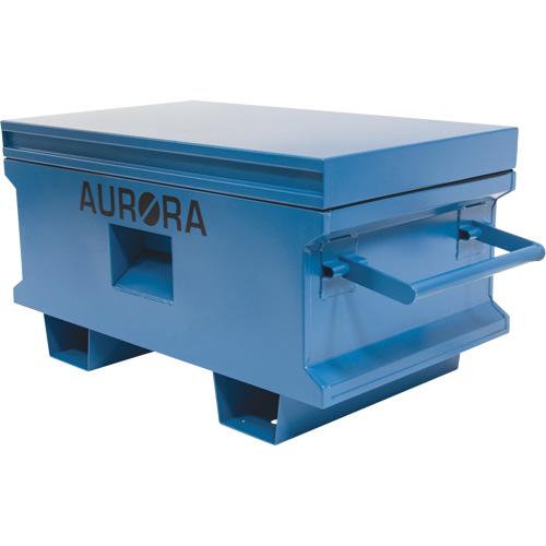 Coffre &agrave; outils de chantier, 33" x 20-3/10" x 18-3/10", Acier, Bleu Equipex