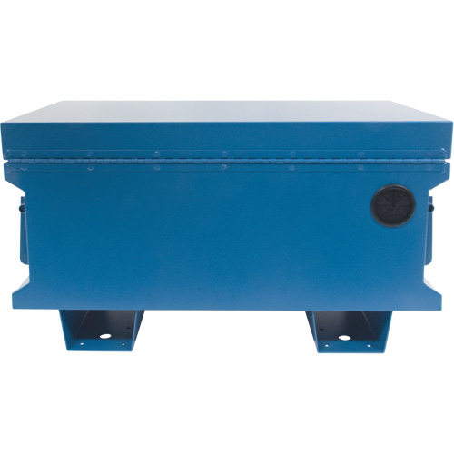 Coffre &agrave; outils de chantier, 33" x 20-3/10" x 18-3/10", Acier, Bleu Equipex