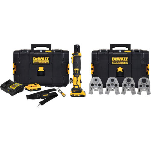 Ensemble d'outils pour outil de presse compacte avec m&acirc;choires CTS, 1/2" - 1-1/4", Motoris&eacute; Equipex