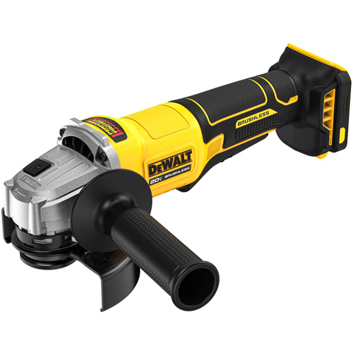 Brushless Cordless Paddle-Switch Grinder (Tool Only), 4-1/2" Wheel, 20 V Equipex