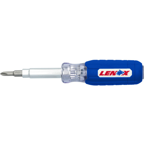 6-in-1 Multi-Bit Screwdriver, Textured Handle Equipex