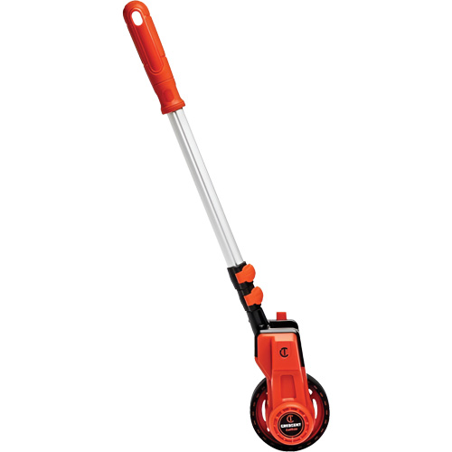 Roue de mesure &agrave; axe central SAE , 4"/10,16 cm, Gamme de 3047,97 m, Pouces/pieds Equipex