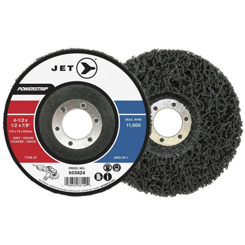 POWERSTRIP XCL Surface Preparation Depressed Centre Wheel, 4-1/2" Dia. Equipex