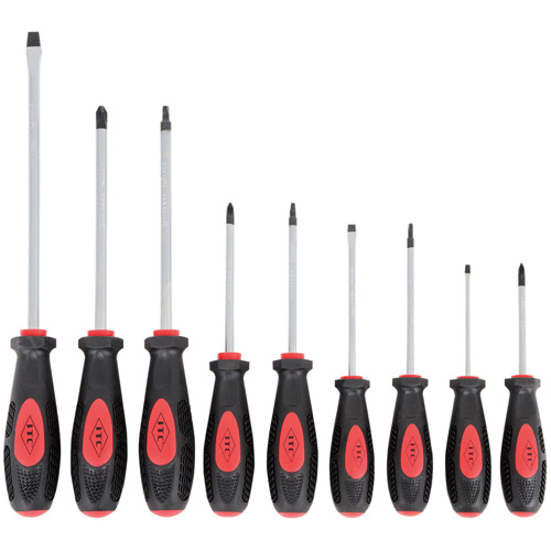 IESD-9S Ergonomic Screwdriver Set, 9 Pcs., Magnetic Equipex