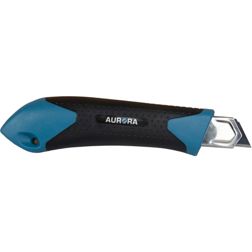 Couteau professionnel de 18 mm, Acier inoxydable, Robuste, Prise en Caoutchouc Equipex