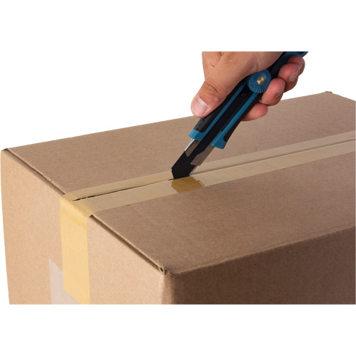 Couteau professionnel de 18 mm, Acier inoxydable, Robuste, Prise en Caoutchouc Equipex