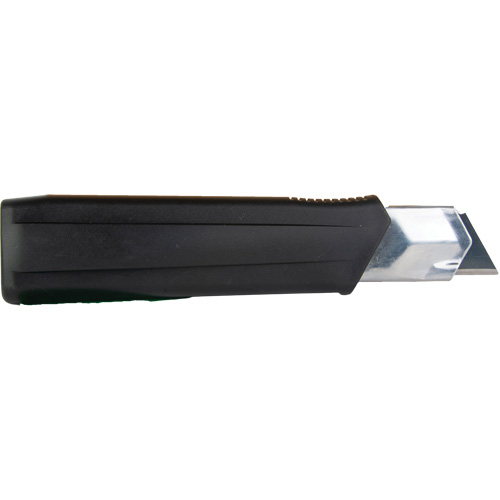 Couteau r&eacute;tractable de 25 mm, Acier inoxydable, Robuste, Prise en Caoutchouc Equipex