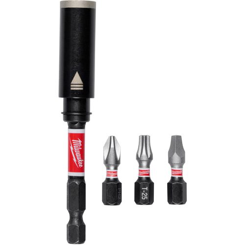 SHOCKWAVE Impact Duty 3in. Screw-Holding Bit Holder & Insert Bit Set  Equipex