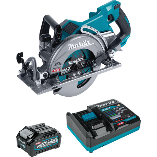 40Vmax XGT Brushless  Circular Saw with 4.0Ah Battery Kit, 7-1/4", 40 V Equipex