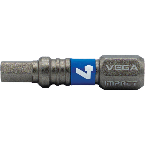 Impactech&reg; Insert Bit, Hex, 4 mm, 1/4" Drive Equipex