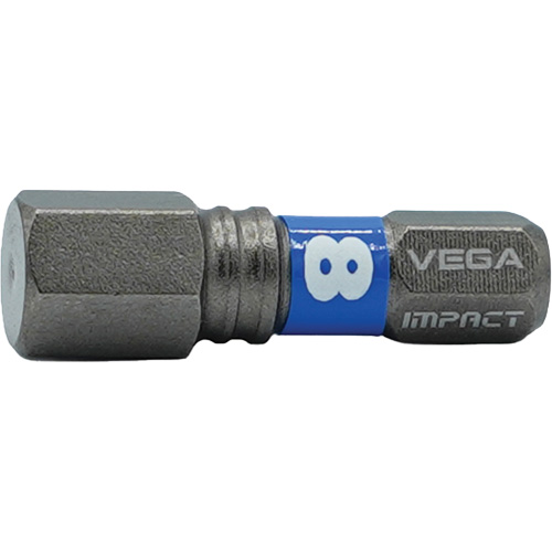 Impactech&reg; Insert Bit, Hex, 8 mm, 1/4" Drive Equipex