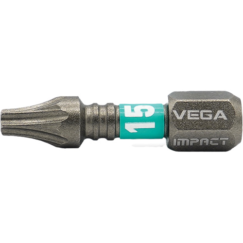 Embout Impactech, Torx, T-15, Prise 1/4" Equipex