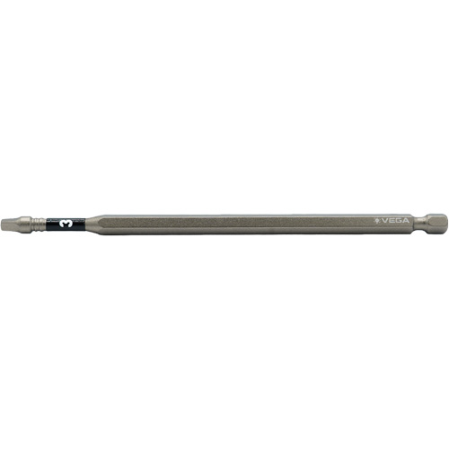 Impactech&reg; Power Bit, Slot, 8F-10R Tip, 1/4" Drive Size, 3-1/2" Length Equipex