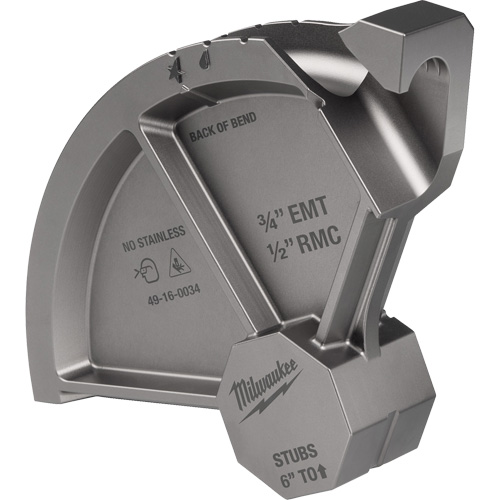 3/4” EMT / 1/2” RMC Conduit Bending Shoe Equipex