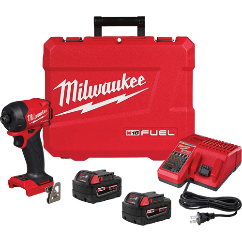 Trousse visseuse hydraulique &agrave; prise hexagonale SURGE M18 FUEL , 1/4", 1000 lb-po Couple max., 18 V, Lithium-ion Equipex