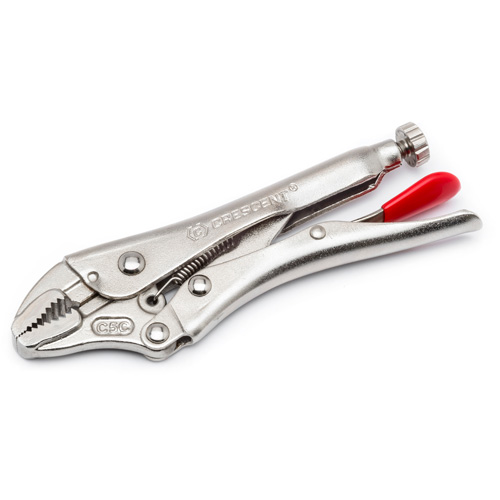 Pince-&eacute;tau avec coupe-fils, Longueur 7", M&acirc;choire courb&eacute;e Equipex