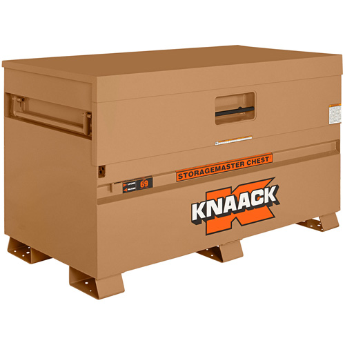 Model 69 Piano Box with Padlock, 60" W x 30" D x 34-1/4" H, Tan Equipex