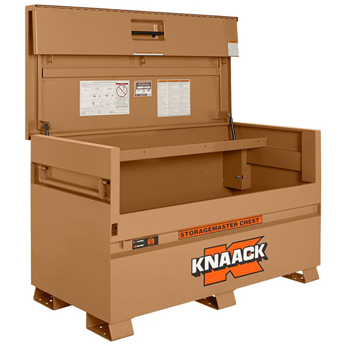 Model 69 Piano Box with Padlock, 60" W x 30" D x 34-1/4" H, Tan Equipex