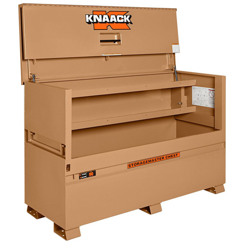 Coffre piano mod&egrave;le 90 avec cadenas, 72" la x 30" p x 49" h, Havane Equipex