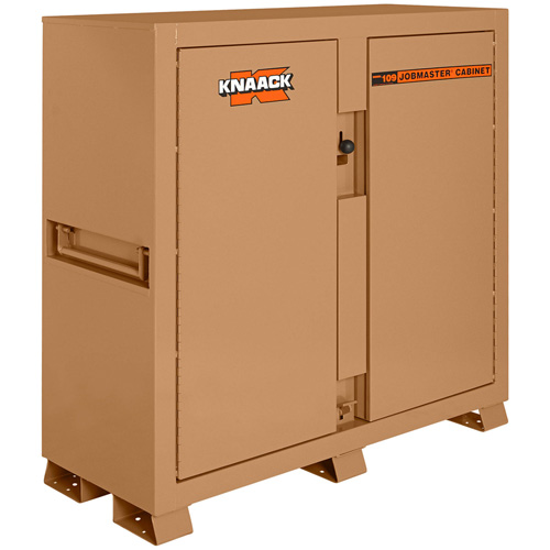 Armoire de chantier mod&egrave;le 109 avec cadenas, Acier, 47,5 pi³, Havane Equipex