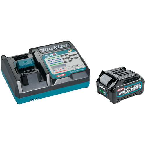 Trousse de d&eacute;marrage avec chargeur rapide et batterie 2.5Ah 40Vmax XGT , 40 V, Lithium-ion Equipex