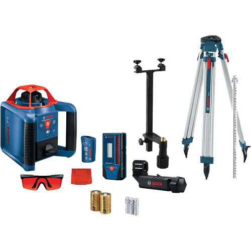 Self-Leveling Horizontal/Vertical Rotary Laser Kit, 670 Nm Equipex