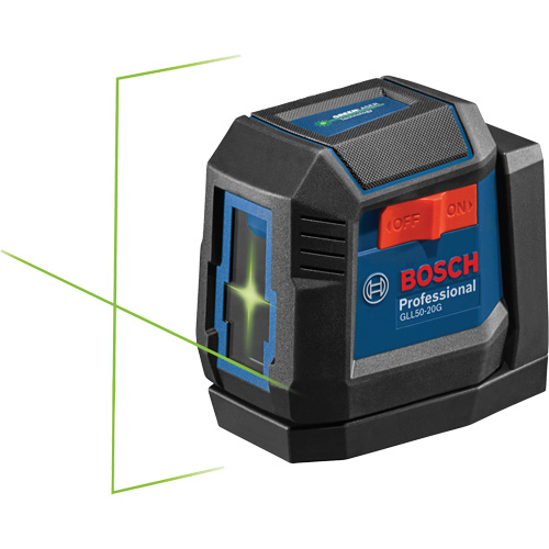 Laser &agrave; lignes crois&eacute;es auto-nivelant &agrave; faisceau vert Equipex