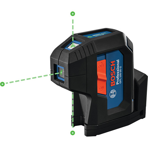 Laser dalignement autonivelant &agrave; faisceau vert &agrave; trois points Equipex
