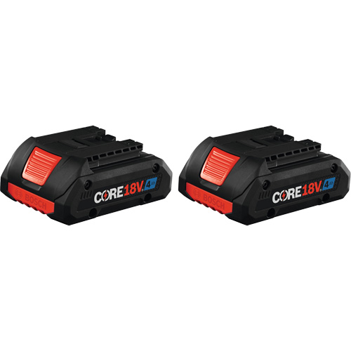 Batteries CORE18V &agrave; puissance avanc&eacute;e, Lithium-ion, 18 V, 4 A Equipex