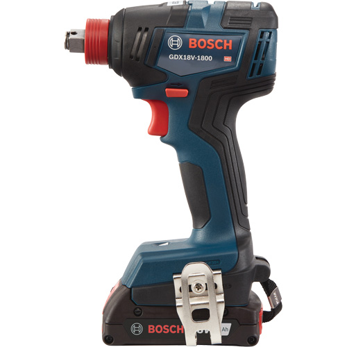 Ensemble visseuse/cl&eacute; &agrave; chocs 2-en-1 pour embouts et douilles, 1/2", 1800 lb-po Couple max., 18 V, Lithium-ion Equipex