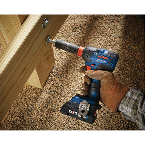 Ensemble visseuse/cl&eacute; &agrave; chocs 2-en-1 pour embouts et douilles, 1/2", 1800 lb-po Couple max., 18 V, Lithium-ion Equipex