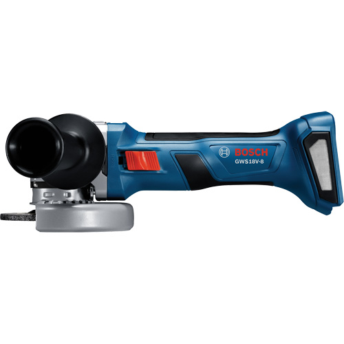 Rectifieuse angulaire sans balais avec interrupteur coulissant, Roue de 4-1/2", 18 V Equipex