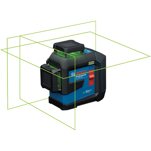 Laser dalignement/nivellement 360 &agrave; faisceau vert &agrave; trois points Equipex