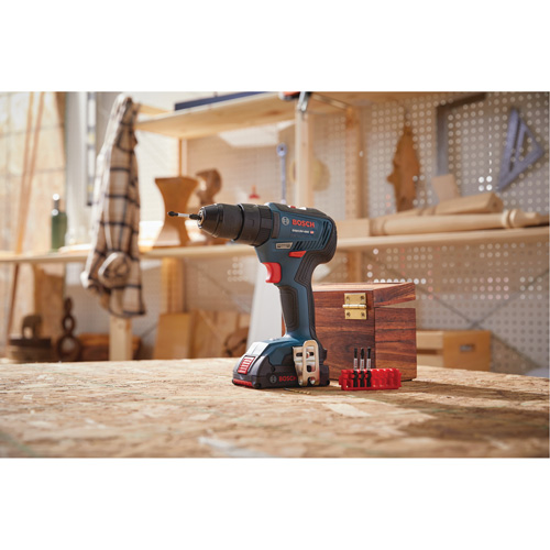 EC Brushless 1/2 In. Hammer Drill/Driver Kit, 1/2" Chuck, 18 V Equipex