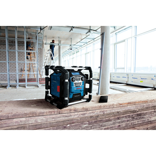 Jobsite Radio with Bluetooth&reg; 5.0 & Power Station, Lithium-Ion, 18 V Equipex