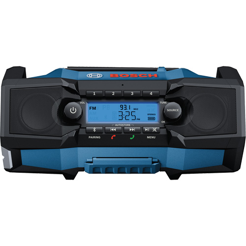 Compact Jobsite Radio with Bluetooth&reg; 5.0, Lithium-Ion, 18 V Equipex